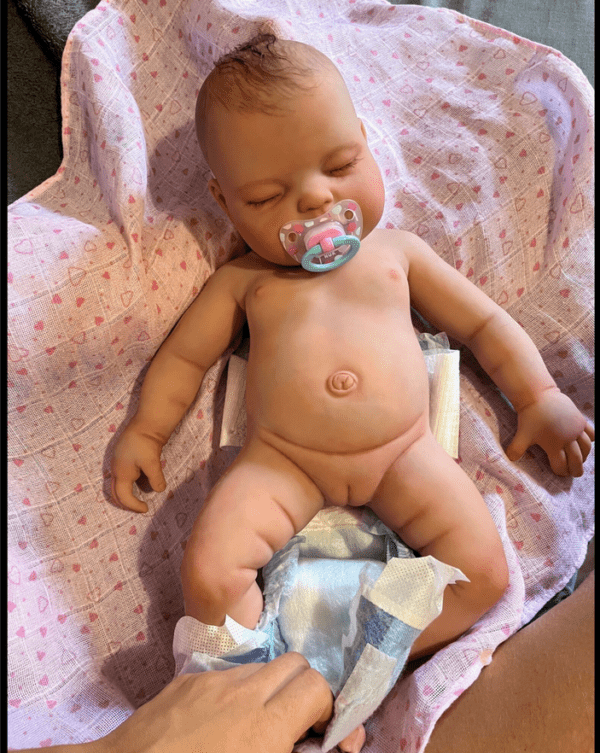 48 cm Full Body Silicone Baby Doll #401