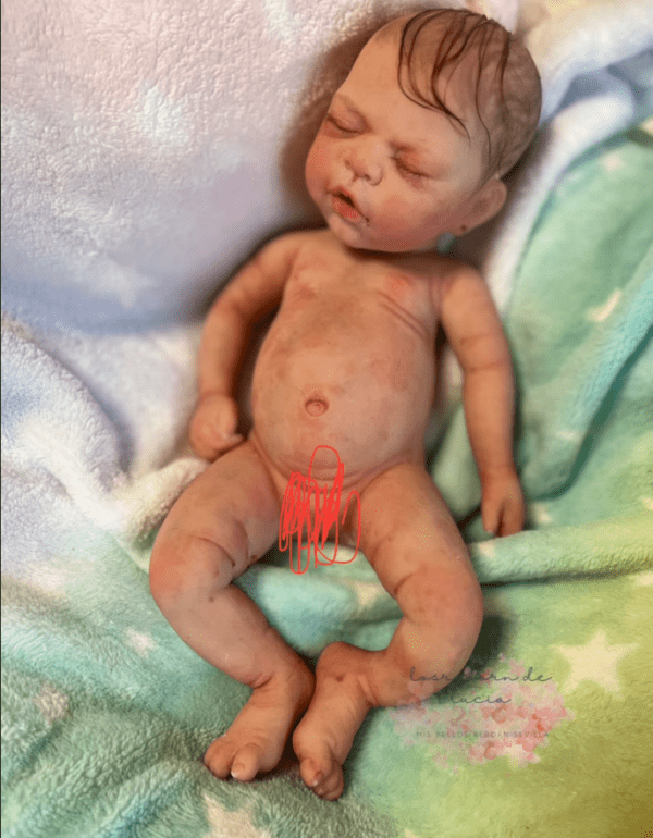 46 cm Full Body Silicone Baby Doll #389 - Image 3